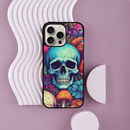 iPhone 16 Pro Max Case — Mushroom Skull Custom, Original Design Phone Case