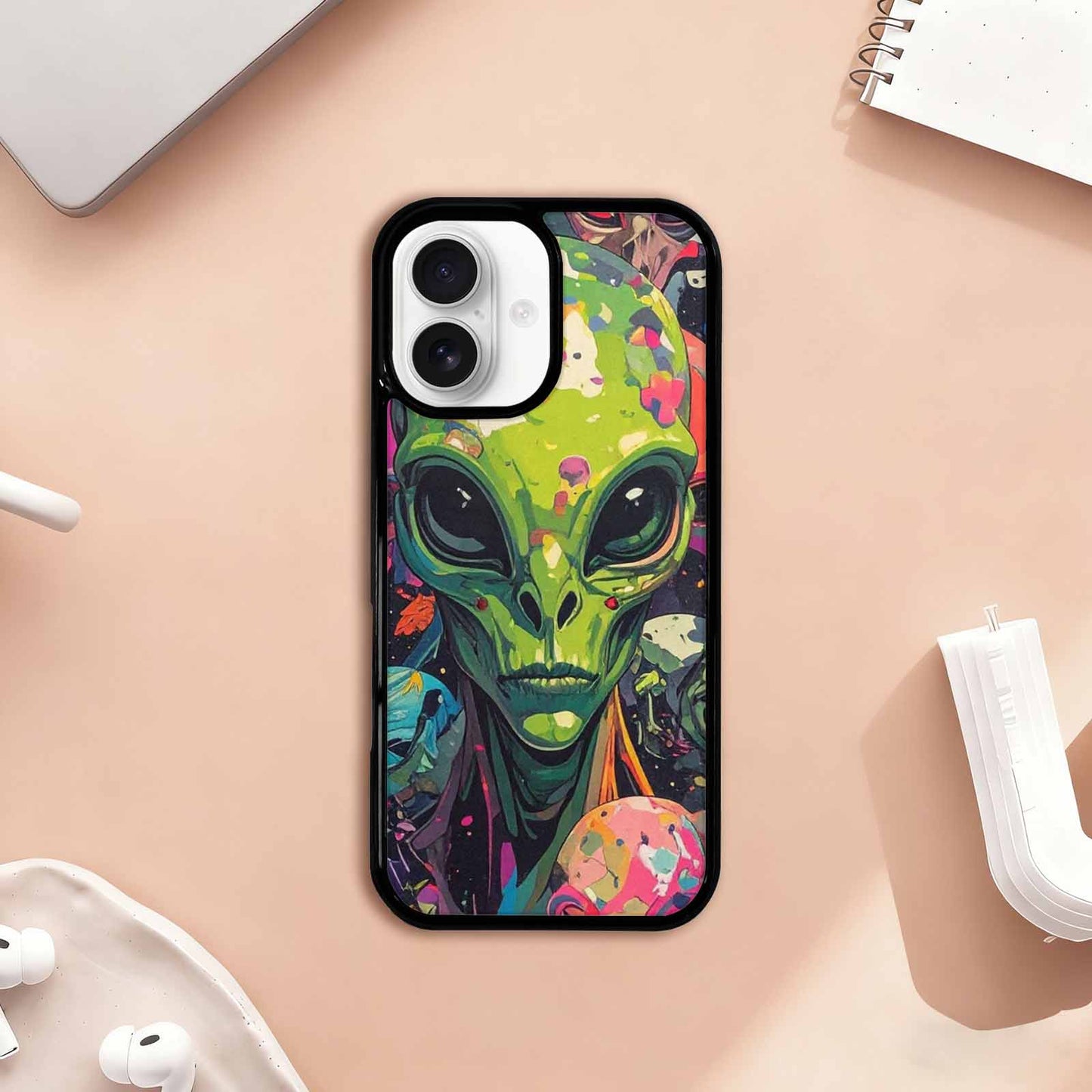 iPhone 17 Case — Aliens Camo Aliens Alien Scifi, Original Design Phone Case