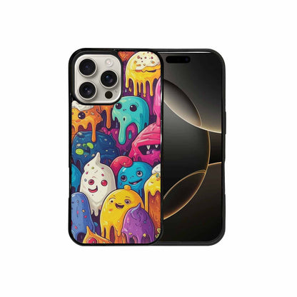 iPhone 16 Pro Max Case — Melting Ice Cream Monster Charac, Custom Phone Case