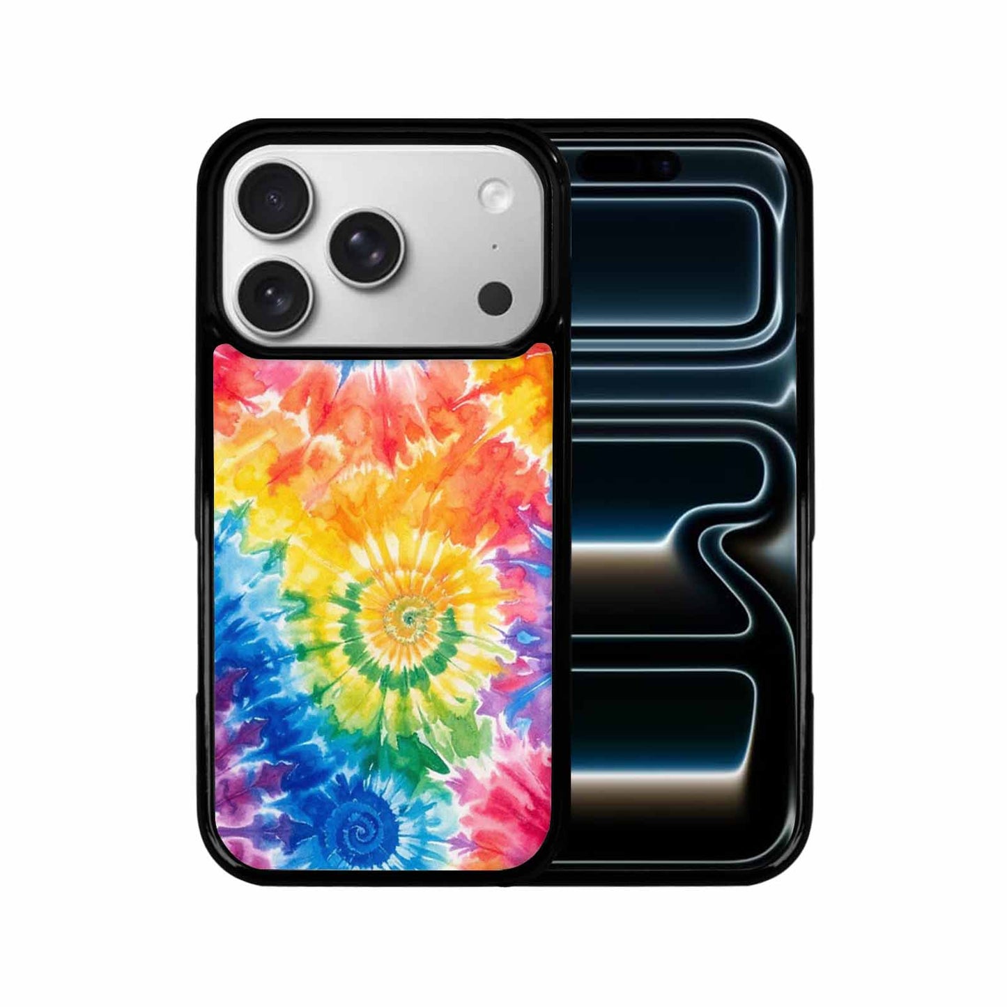 iPhone 17 Pro Case — Small Tie Dye Swirl Pattern Tie, Custom Print Case Cover