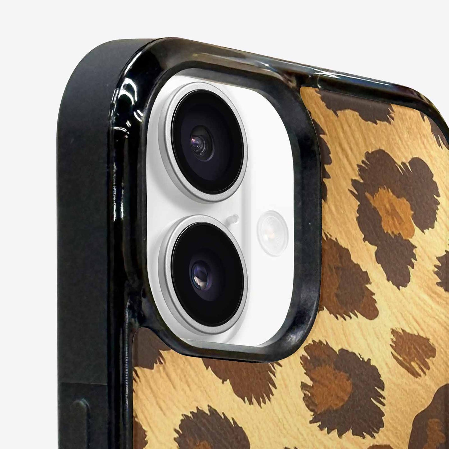 iPhone 16 Plus Case — Classic Leopard Print Warm Golden Tan, Customized Protective Case