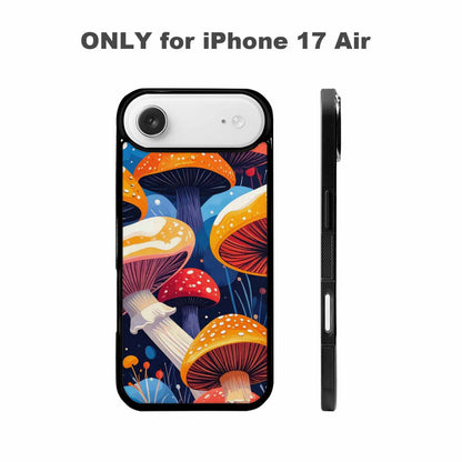 iPhone 17 Air Case — Vivid Winter Mushroom Seamless Cartoon Cute, Custom Phone Case