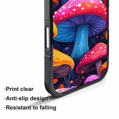 iPhone 17 Air Case — Vivid Winter Mushroom Seamless Cartoon Cute, Custom Art Phone Cover