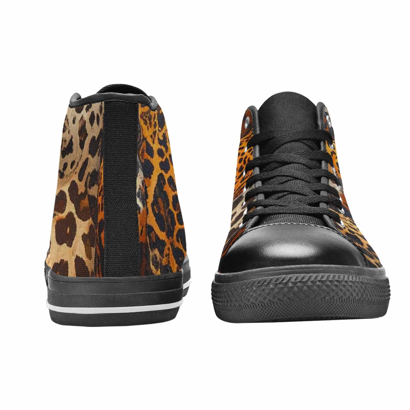 MEN'S Animal Print High Top Canvas Neon Fantasy Sneakers