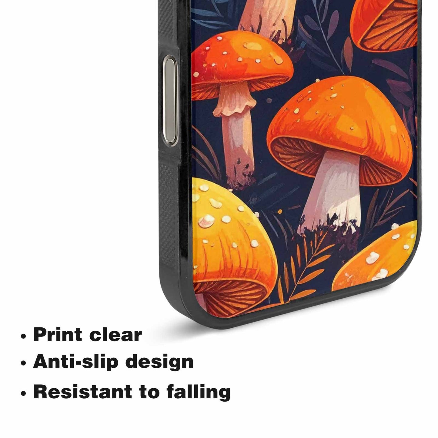 iPhone 16 Pro Max Case — Bold Autumn Mushroom Bold Autumn Mushroom, Original Design Phone Case