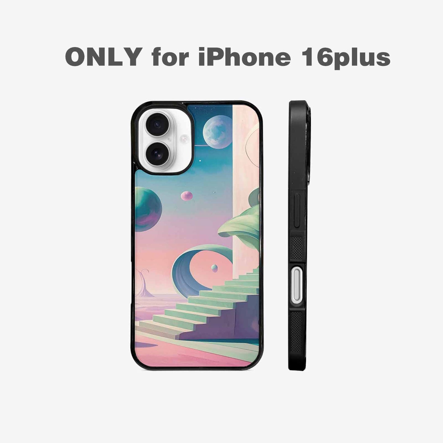 iPhone 16 Plus Case — 1930s European Surrealist Art Style Dreamlike, Unique Phone Case Design