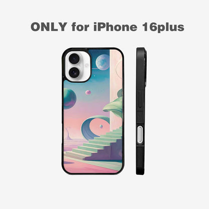 iPhone 16 Plus Case — 1930s European Surrealist Art Style Dreamlike, Unique Phone Case Design