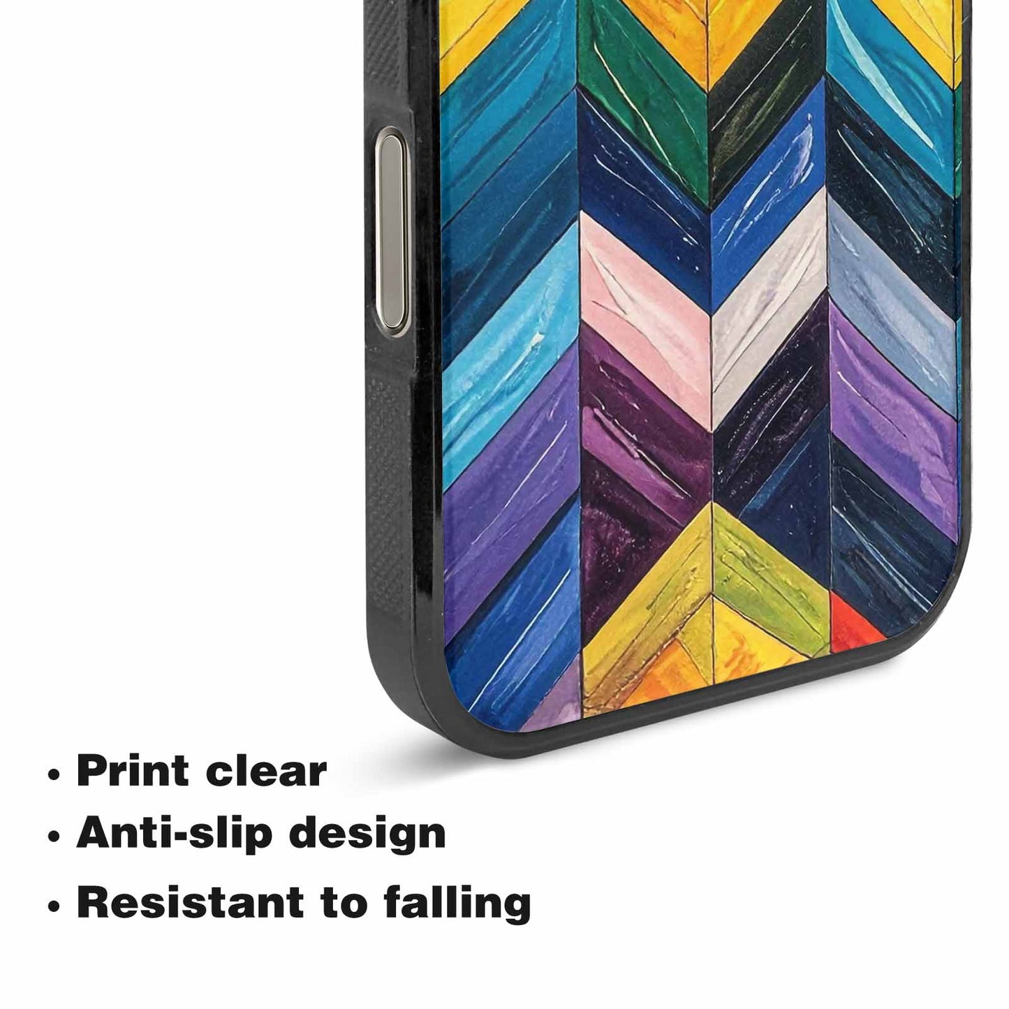 iPhone 16 Pro Max Case — Progress Pride Flag Color Theme Small, Custom Made Phone Cover