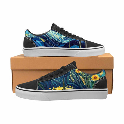WOMEN'S Blend All Versions Canvas Lace-Up Wallpaper Art Custom Sneakers