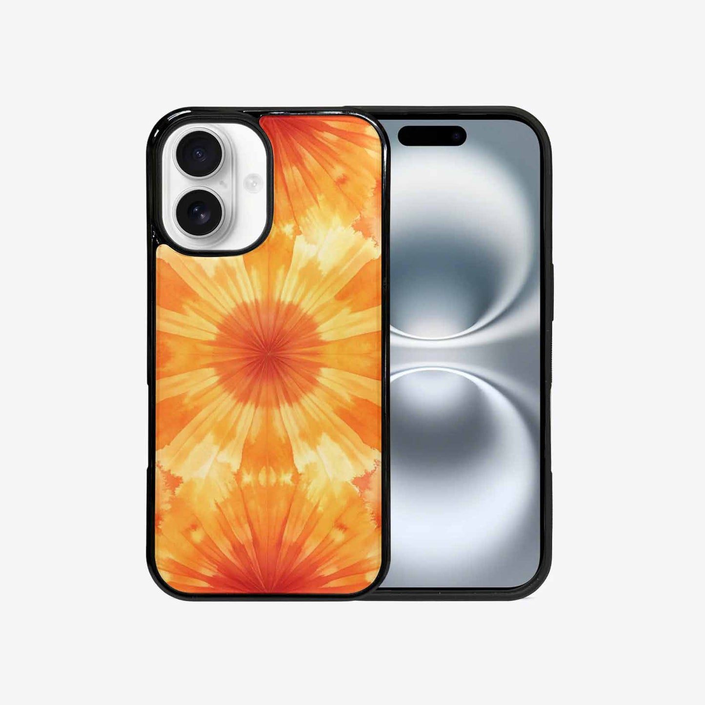 iPhone 16 Case — Ombre Tie Dye Sunset Custom, Custom Phone Case