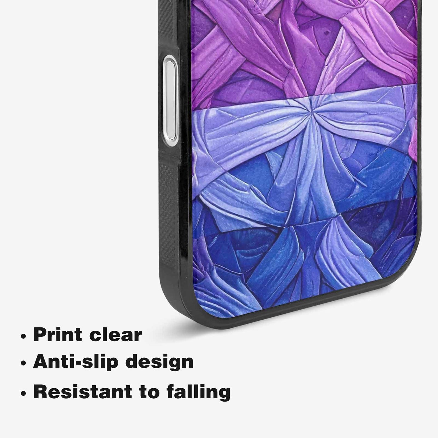 iPhone 16 Case — Bisexual Flag Color Theme Small Rainbow, Personalized Phone Case