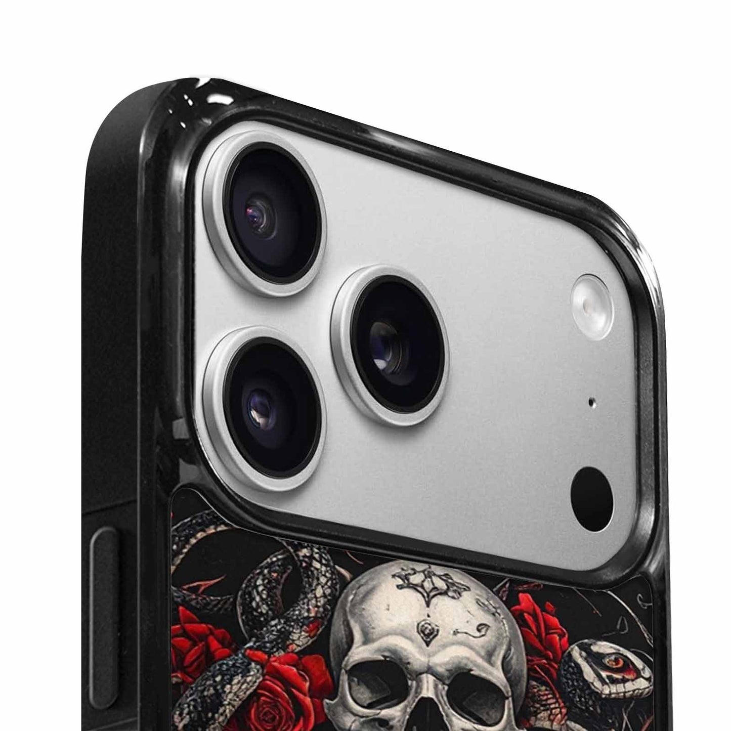 iPhone 17 Pro Case — Skull Dark Art Gothic Print Gothic, Custom Designed Case Cover