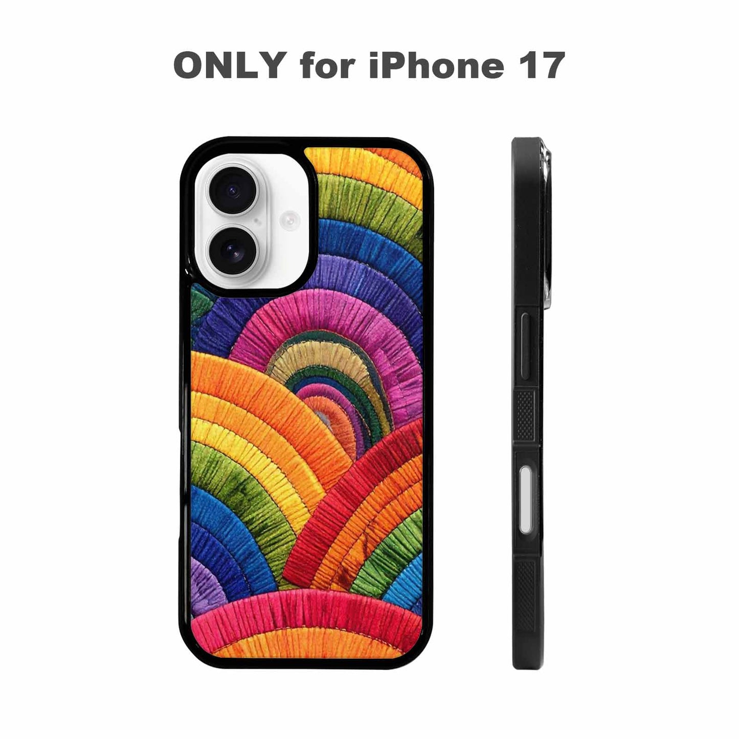 iPhone 17 Case — Vivid Camo Rainbow Camo, Custom Art Phone Cover