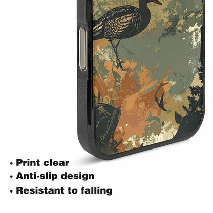 iPhone 16 Pro Max Case — Hunting Camouflage Pattern With Deer And, Custom Phone Case
