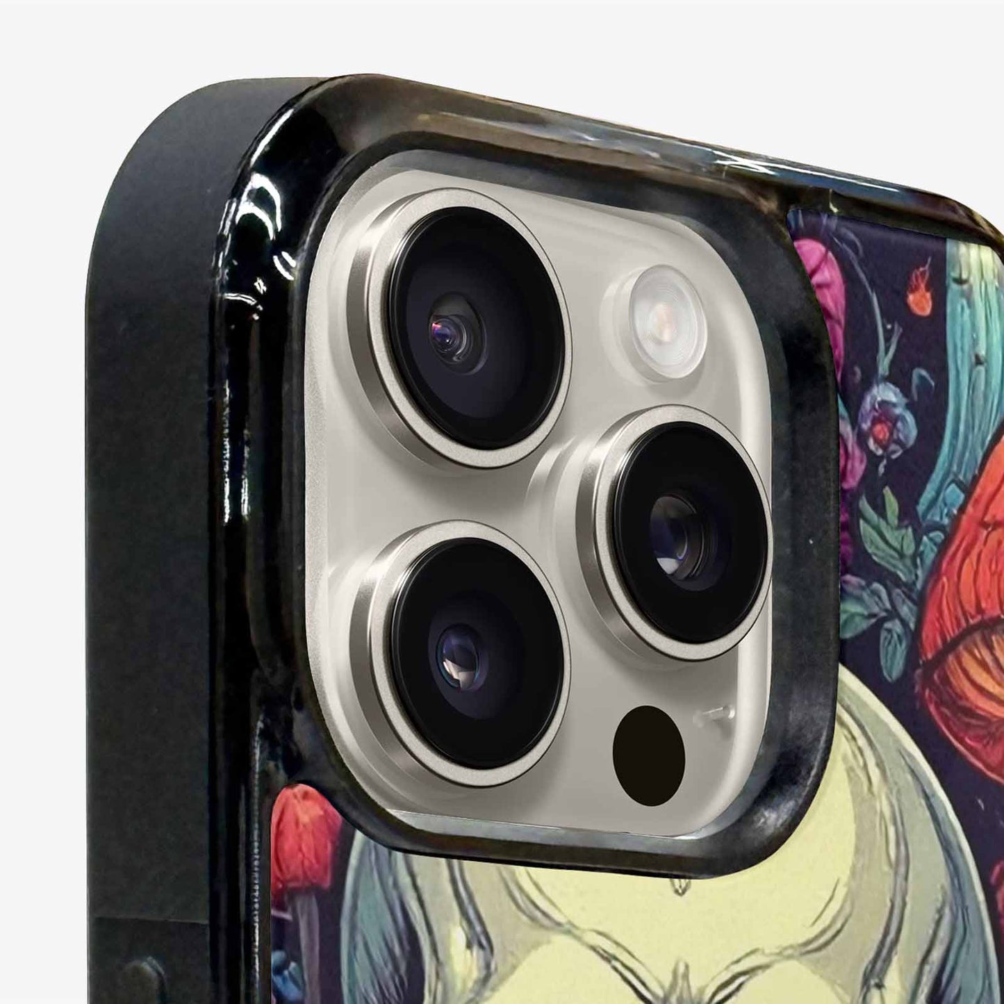iPhone 15 Pro Max Case — Mushroom Skull, Custom Print Case Cover