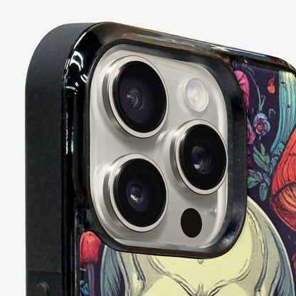 iPhone 15 Pro Max Case — Mushroom Skull, Custom Print Case Cover