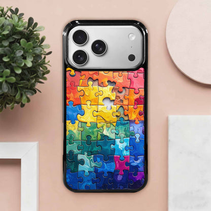 iPhone 17 Pro Max Case — Autism Puzzle Pieces Puzzle Original Art, Original Design Phone Case