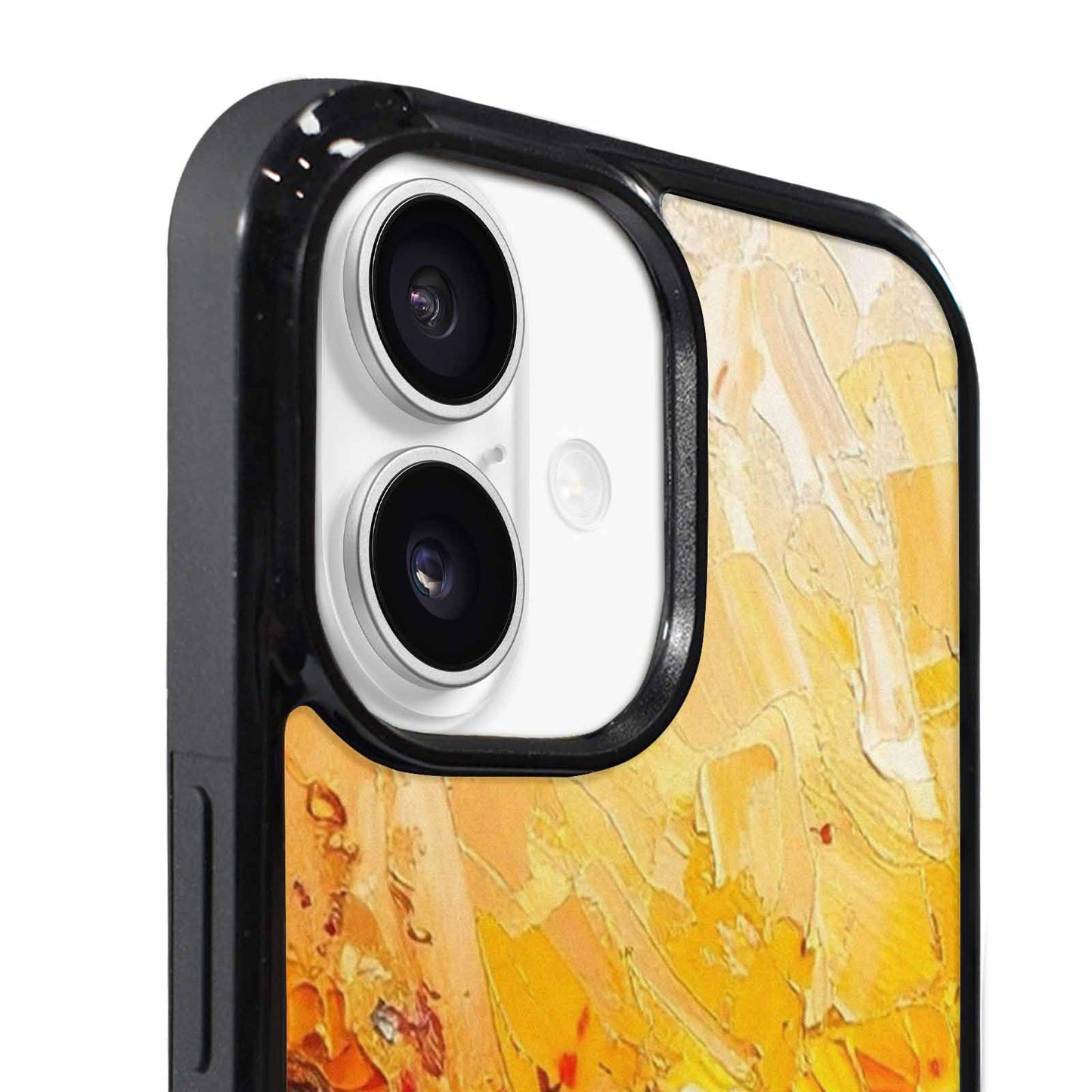 iPhone 17 Case — Impressionist Sunflower Brushstroke Pattern Floral, Personalized Phone Case