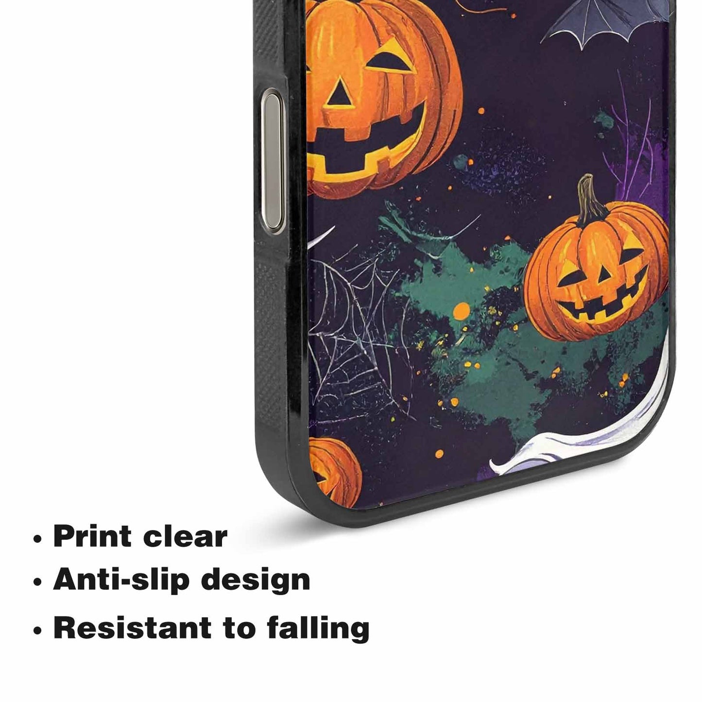 iPhone 16 Pro Case — Halloween Art Print Edge To Edge, Custom Phone Case
