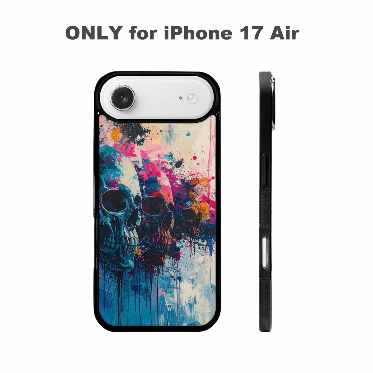 iPhone 17 Air Case — Skull Dark Art Gothic Print Gothic, Original Design Phone Case