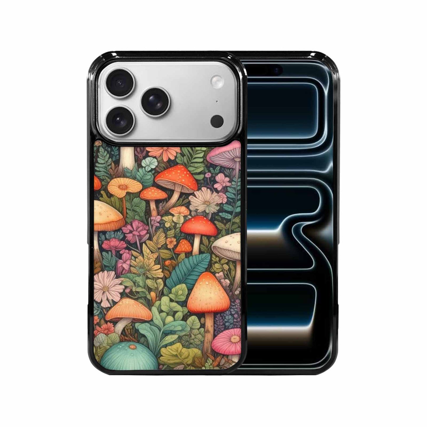 iPhone 17 Pro Max Case — Mushrooms Botanicalmushrooms P Qwd Floral, Custom Made Phone Cover