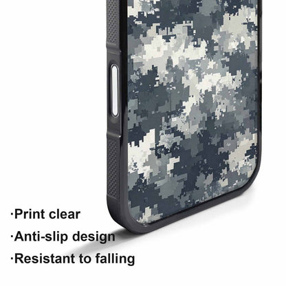 iPhone 17 Pro Case — Small Military Camouflage Blotch Pattern Camo, Custom Designed Case Cover