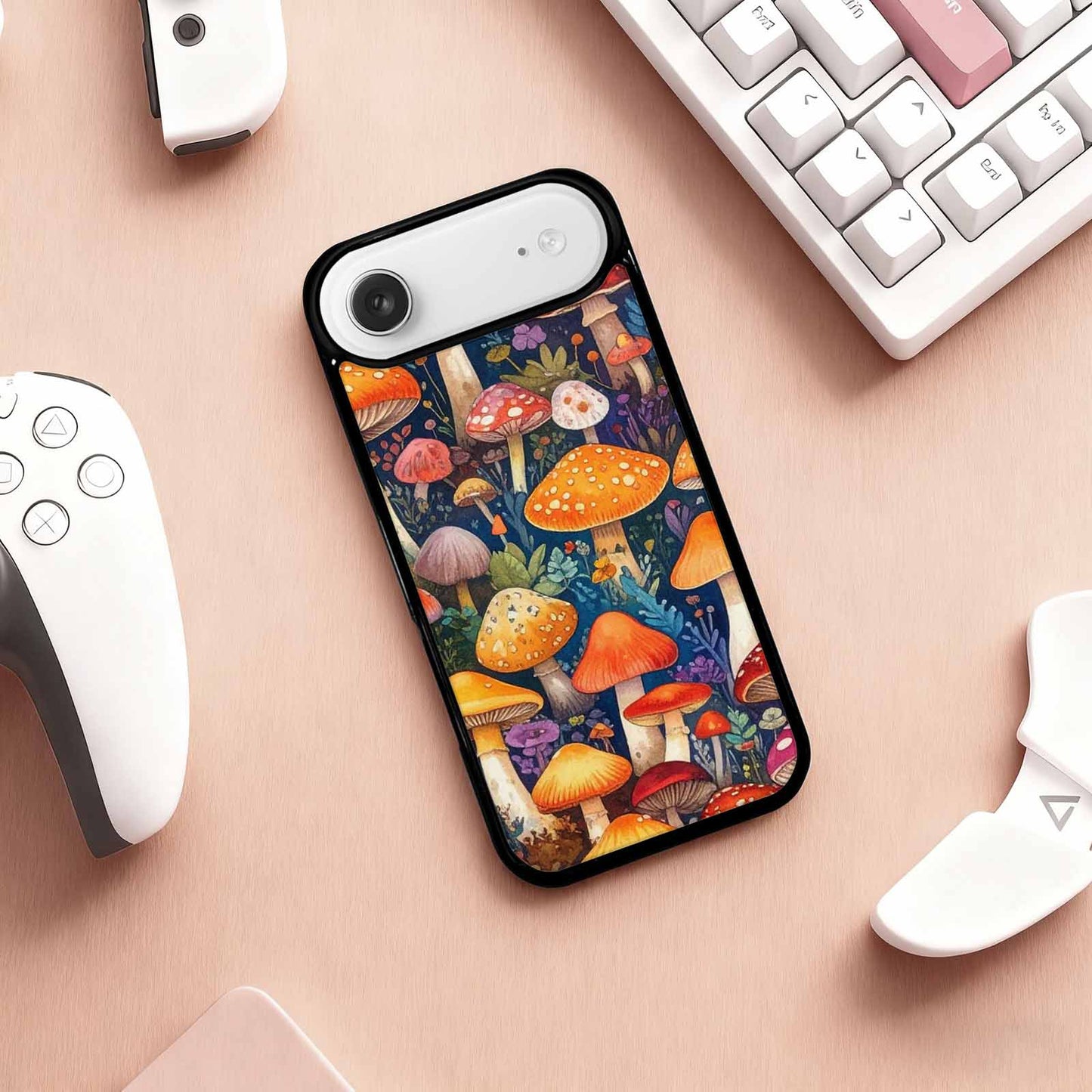iPhone 17 Air Case — Mushrooms General Mushrooms Pattern Hundreds Original, Custom Art Phone Cover
