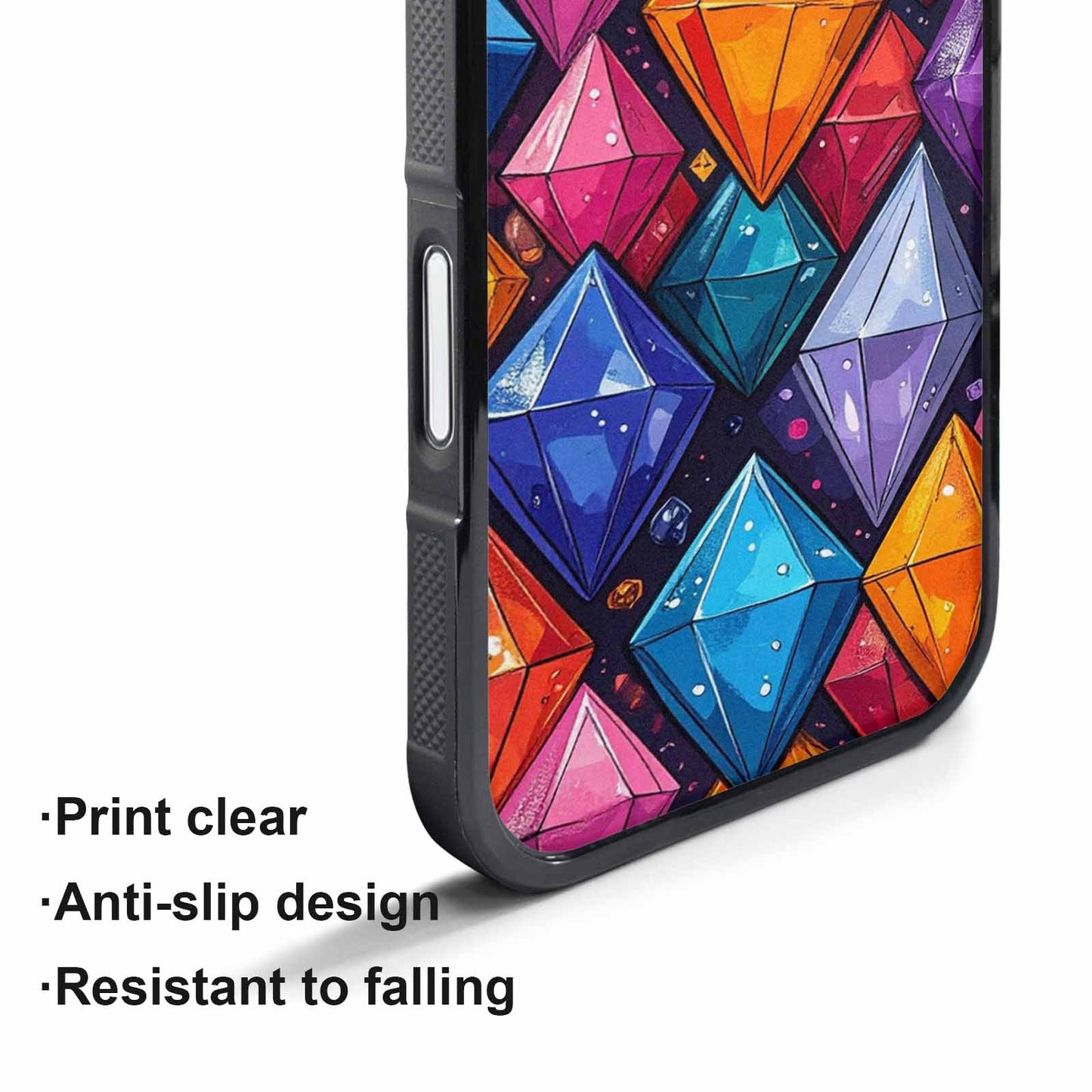 iPhone 17 Pro Max Case — Vintage Summer Diamond Retro Vintage, Custom Print Case Cover