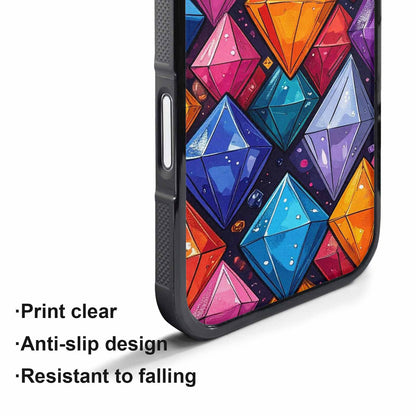 iPhone 17 Pro Max Case — Vintage Summer Diamond Retro Vintage, Custom Print Case Cover