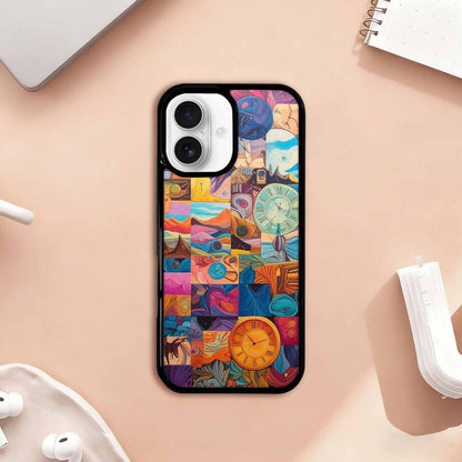 iPhone 17 Case — Full Color Vibrant Surreal Original Art, Custom Designed Case Cover