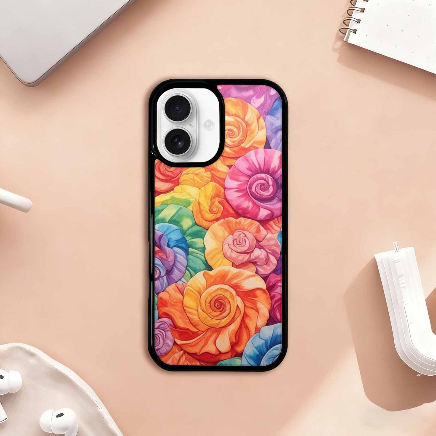 iPhone 17 Case — Tie Dye Swirls Tie Dye Tie, Original Design Phone Case
