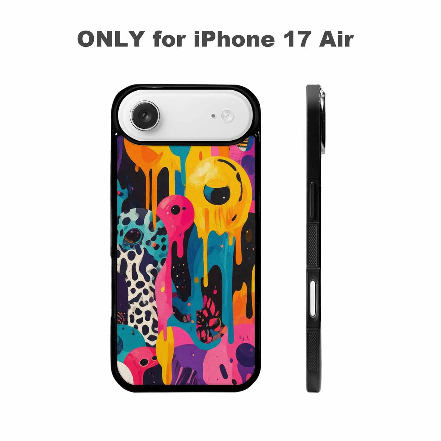 iPhone 17 Air Case — Melting Aliens Pattern Hundreds Of Alien, Custom Designed Case Cover