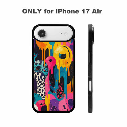 iPhone 17 Air Case — Melting Aliens Pattern Hundreds Of Alien, Custom Designed Case Cover