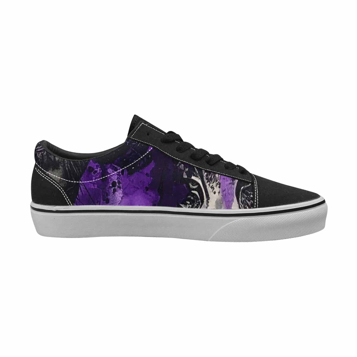 WOMEN'S Animal Print Lace-Up Canvas Neon Fantasy Shoes
