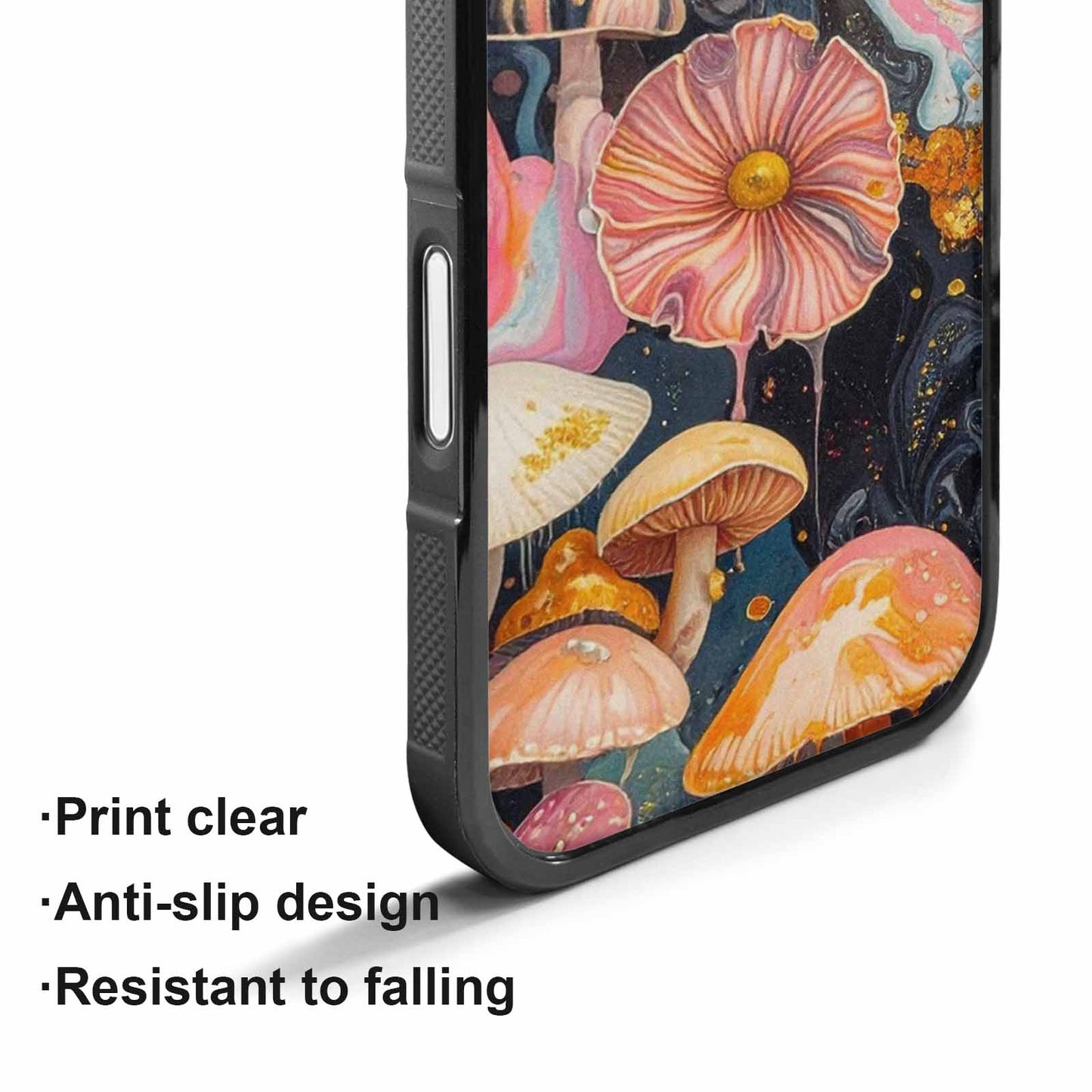 iPhone 17 Case — Mushrooms Pattern Hundreds Of Original Art, Custom Phone Case