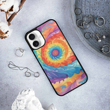 iPhone 16 Plus Case — Tie Dye Swirls Tie Dye Swirls, Original Design Phone Case