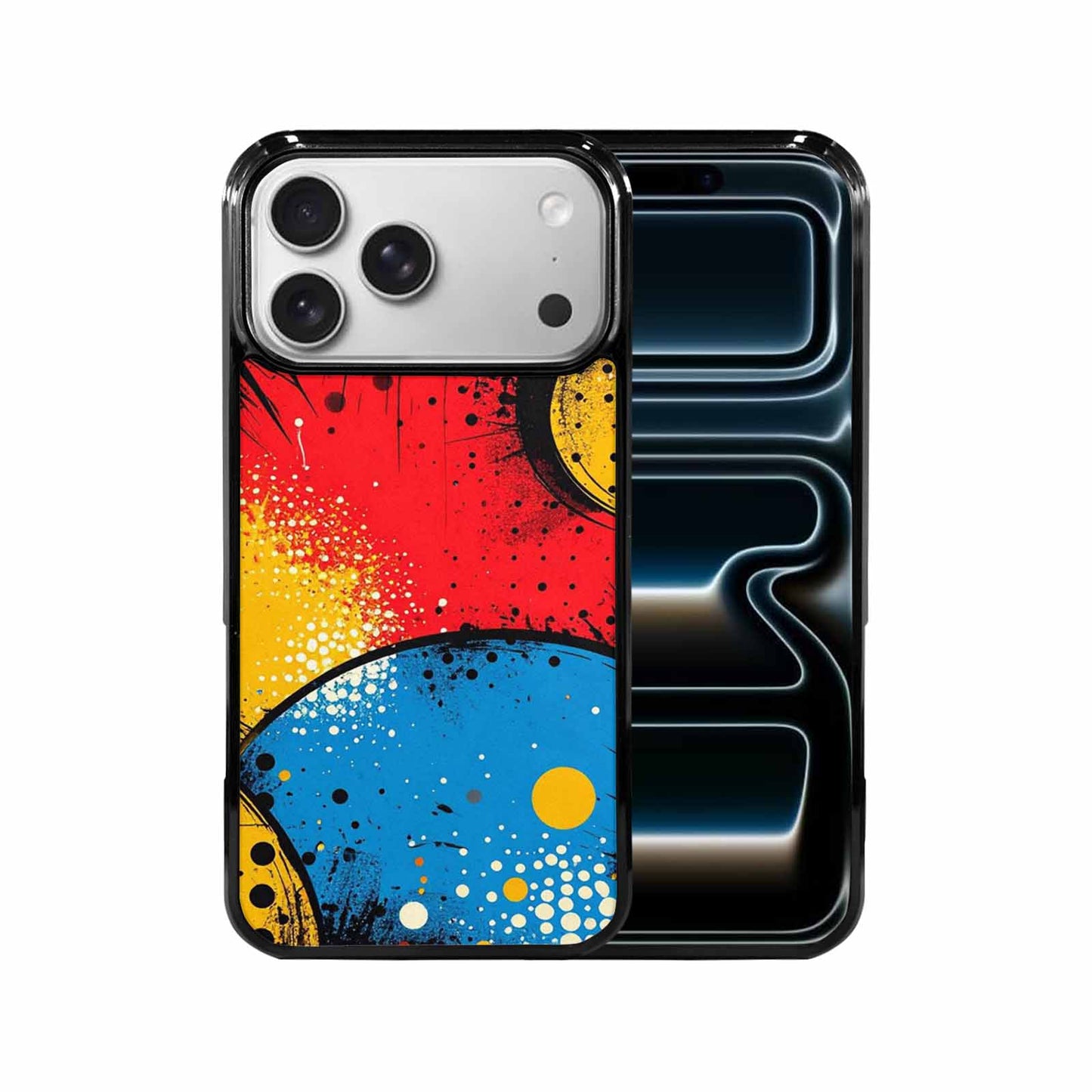 iPhone 17 Pro Max Case — Small Comic Book Halftone Original Art, Customized Protective Case