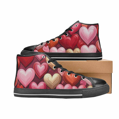 MEN'S No Words Or High Top Canvas Cottagecore Custom Sneakers