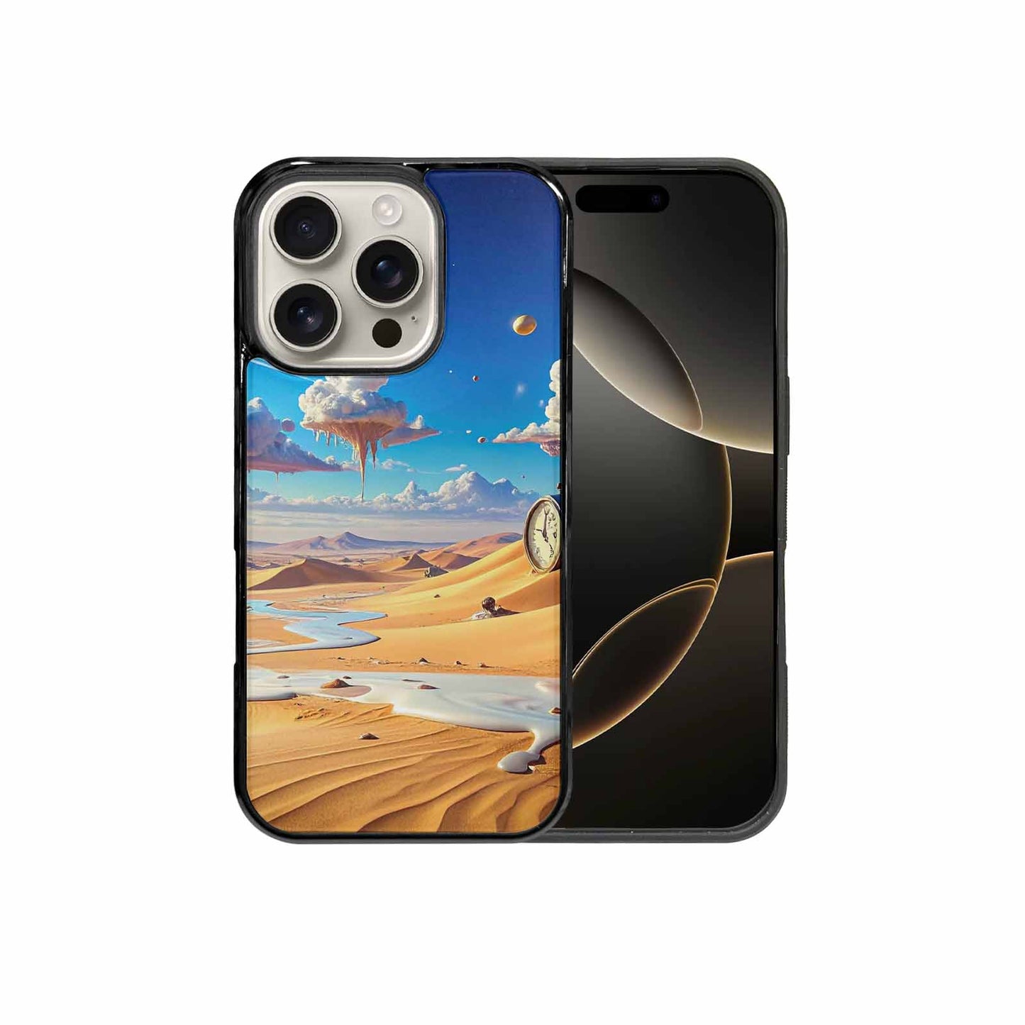 iPhone 16 Pro Case — Surrealist Desert Dreamscape Custom, Custom Print Case Cover