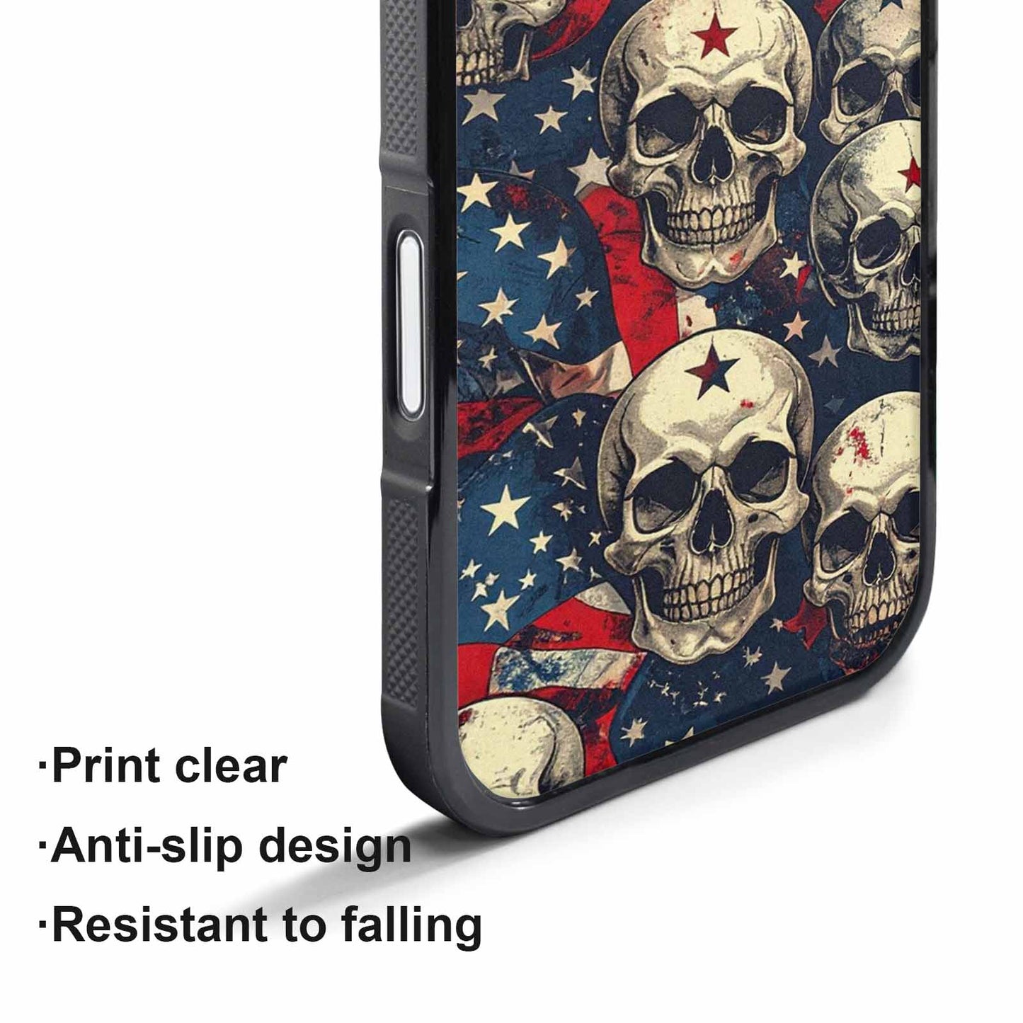 iPhone 17 Pro Max Case — Skull Dark Art Gothic Print Gothic, Custom Designed Case Cover