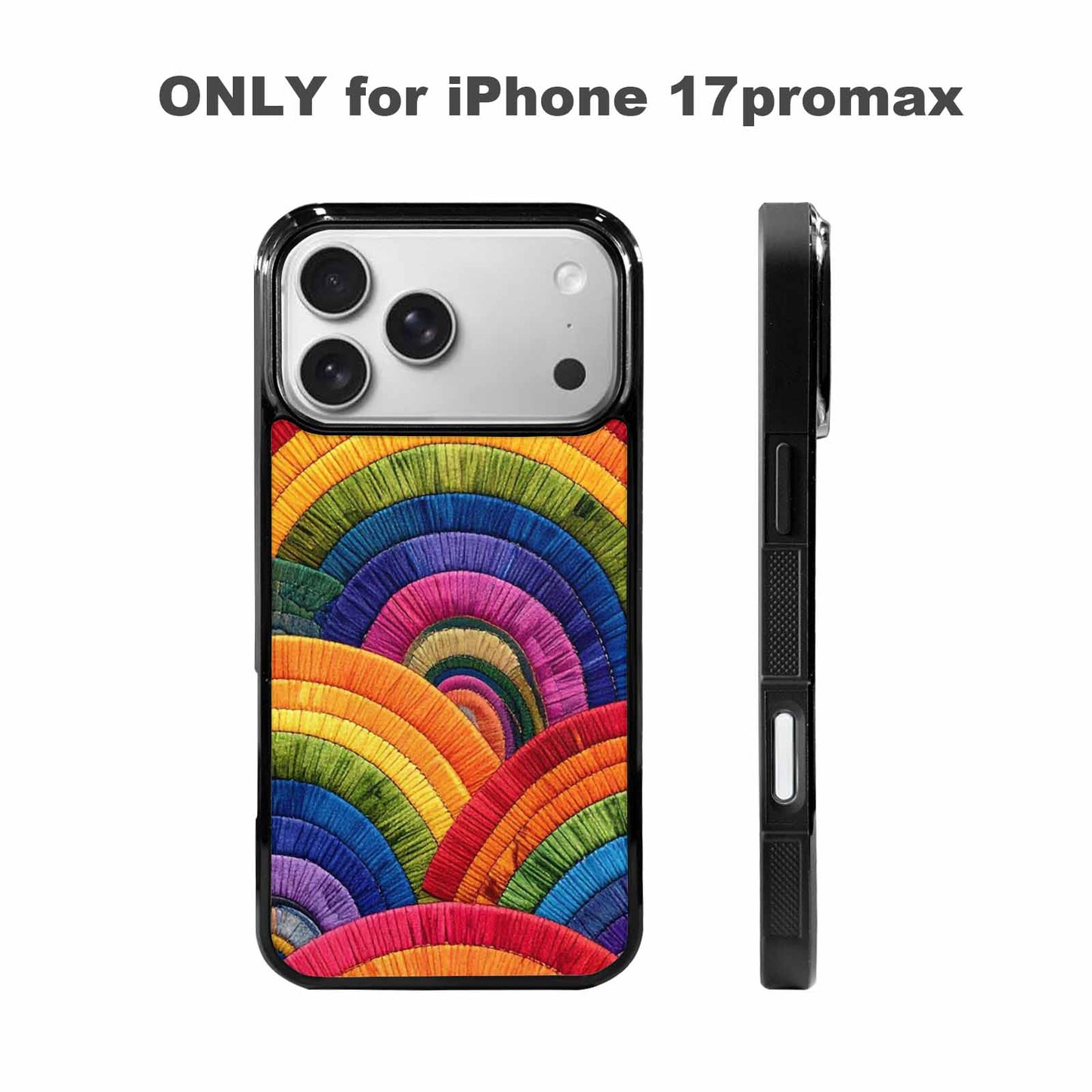 iPhone 17 Pro Max Case — Vivid Camo Rainbow Camo, Custom Printed Phone Case