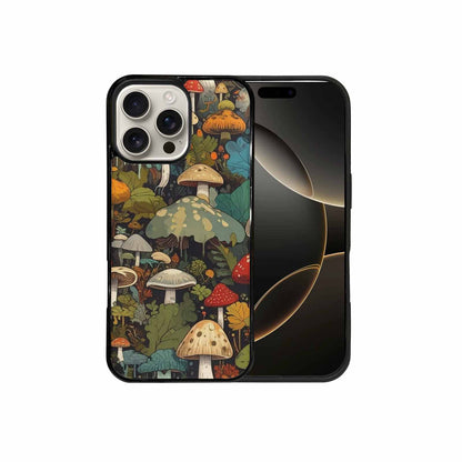 iPhone 16 Pro Max Case — Mushrooms Camomushrooms Patter Bki Personalized Phone, Unique Phone Case Design