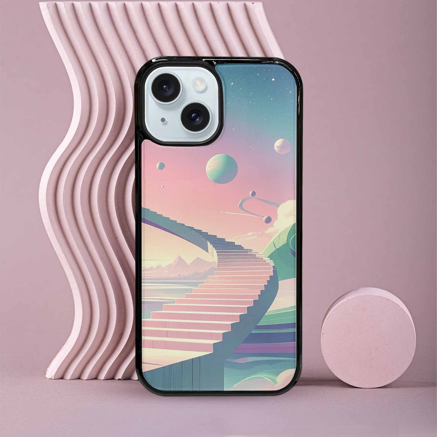 iPhone 15 Case — 1930s European Surrealist Art Style Dreamlike, Custom Designed Case Cover