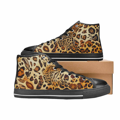 MEN'S Animal Print High Top Canvas Y2K Sneakers
