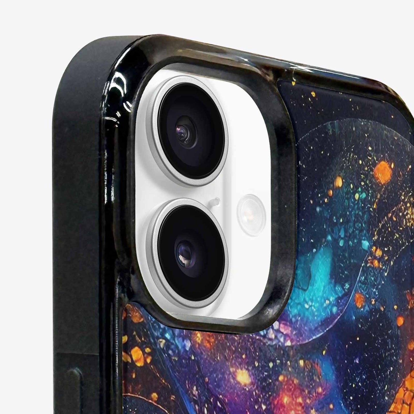 iPhone 16 Plus Case — Galaxy Snake Print Custom, Custom Printed Phone Case
