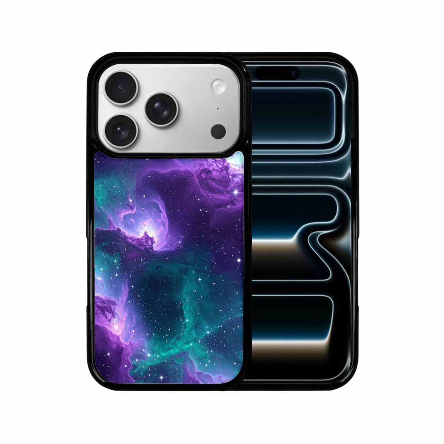 iPhone 17 Pro Case — Seamless Tileable Pattern Of Swirling Galaxy, Original Design Phone Case