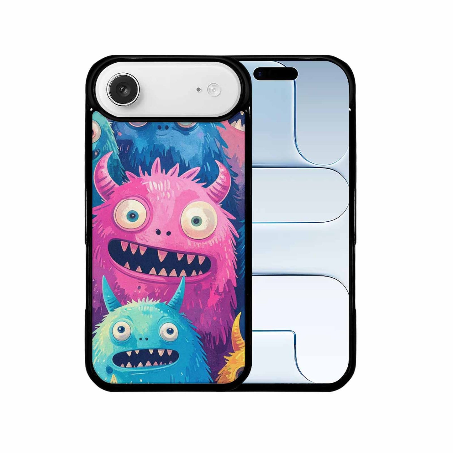 iPhone 17 Air Case — Seamless Repeating Pattern Of Overlapping Cartoon, Original Design Phone Case