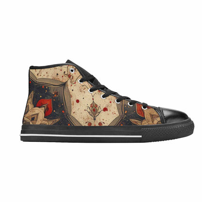 MEN'S Mandala High Top Canvas Vivid Sneakers