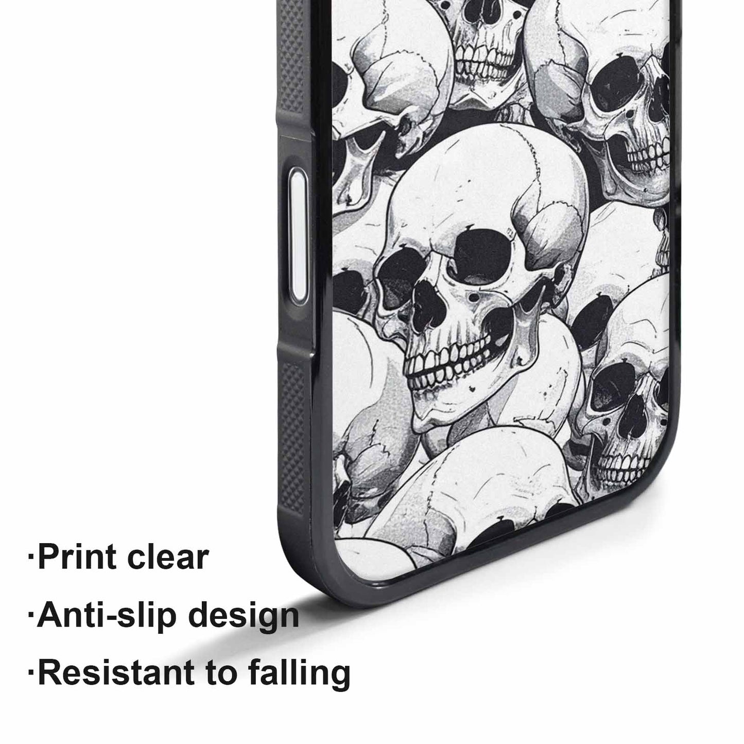 iPhone 17 Pro Max Case — Skull Dark Art Gothic Print Gothic, Original Design Phone Case