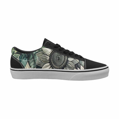 WOMEN'S Blend Melt Them Canvas Lace-Up Wallpaper Art Custom Shoes